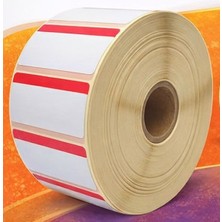 25X50 Mırmızı Şeritli Etiket Arçelik Servis 2000 Sarım