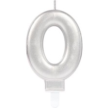 Ynt İthalat 0 Rakam Mum Gümüş Renk