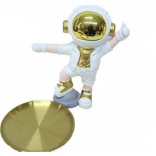 Katre46 Astronot Servis Tabaklı Biblo