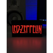 Masa Lambası - LED Zeppelin Adaptörlü Dekoratif & Hediyelik Lamba