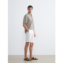 Lc Waikiki Yeni Sezon Standart Kalıp Keten Karışımlı Erkek Şort