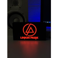 Masa Lambası - Linkin Park Adaptörlü Dekoratif & Hediyelik Lamba