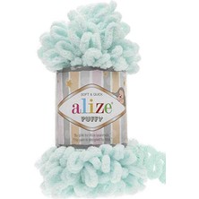 Alize Puffy (5 Adet) 15 Su Yeşili El Örgü Ipliği