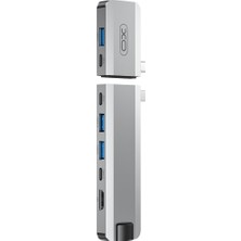Xo Simple Is Beauty HUB017 2'li Taşınabilir Dock Istasyonu 9 In 1,2x Power Delivery Şarj Etmek Için,