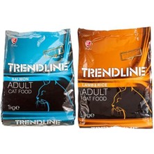 VENTO STORE Somonlu Yetişkin Kedi Maması 1 kg ve Kuzu Etli Yetişkin Kedi Maması 1 kg