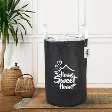 Katlanabilir Çamaşır Sepeti - Katlanır Çamaşır Sepeti - Oyuncak Sepeti (Siyah)