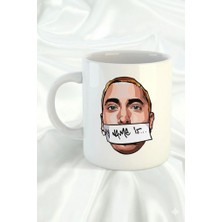 Sartre Art Eminem My Name Is Tasarımlı Hediyelik Porselen Kupa Bardak