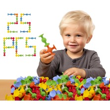 Thinkmaster Vakum Moleküller 25 Parça 6 Figür Vakum ve Vantuzlu Molekül 1 Yaş ve Üzeri Eğitici Oyunc