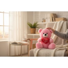 Renkli Düşler Atölyesi Pembe I Love You Yazılı Peluş Oyuncak/ Sevgililer Günü/ Doğum Günü/seni Seviyorum Yazılı Hediyelik
