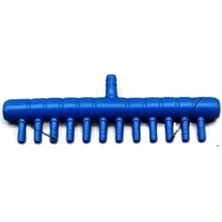 Plastik Akvaryum Hava Pompası Balık Tankları Için, 12 Li Çok Çıkışlı Hava Akışı Dağıtıcı Ayırıcı, Ço