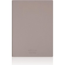 Softtons Esnek Kapak Cep Defteri A6 Krem 96 Yp. Çizgili