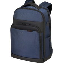 Samsonite KF9-01-003 14.1" Mysight USB Girişli Notebook Sırt Çantası, Mavi