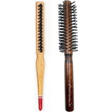 Kuzgun Ticaret Liva 503& 690 Profesyonel Yanmaz Set Topuz Saç Fırçası-2'li - Lisinya