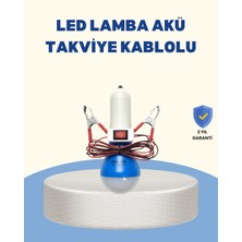 Zenvia Timsah Kıskaçlı 12V LED Ampul Kamp ve Acil Durum Lambası ZNV2025