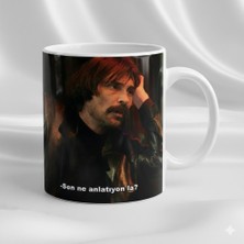 Sartre Art Behzat Ç Tasarımlı Ne Anlatıyon La Sen Tasarımlı Porselen Kupa Bardak