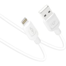 K449 Strong Lightnıng USB Data/şarj Kablosu 1mt 2.4A Beyaz