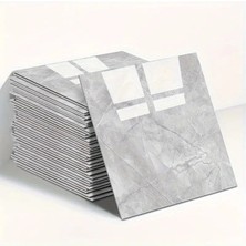 Kuzgun Ticaret Gri Mermer Desen Duvar Sticker (30*30) - Lisinya