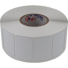, Hazır Al Kuşe Fastyre Etiket, Güçlü Tutkallı Etiket, Lastik I, Prüzlü Yüzeyler Için Rulo 40X25 100