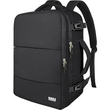 Haegs Laptop Sırt Çantası, Seyahat Çantası Hafif El Çantası Küçük Bavul Valiz, Uçak Onaylı Kabin Çan