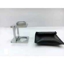 Kuzgun Ticaret 1cm Full Çelikkaplı Full Çelik Kaplı Katlamalı Büyüteç TH9008A - Lisinya