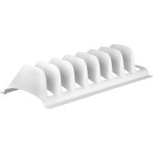 Dolap Içi Tencere Tava Kapağı Tabak Düzenleyici Sepet Tabaklık Bulaşıklık Mutfak (Beyaz)