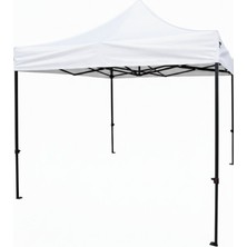 ÇADIRAVM Beyaz, 3x3 Gazebo Çardak Çatı Üst Kumaşı, Su Geçirmez Uv Dayanıklı Branda