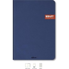 Le Color Kraft Ofis Defter Kareli Lacivert