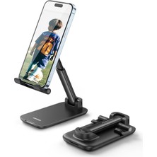 Katlanabilir Telefon Tutacağı iPhone ile Uyumlu Galaxy Redmi (Siyah)