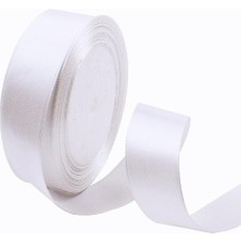- Beyaz Saten Kurdele 3 cm 10 Metre