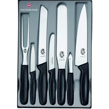 5.1103.7 7 Parça Siyah Sap Mutfak Bıçak Seti