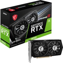 VGA Geforce Rtx 3050 Gamıng x 6g RTX3050 6gb Gddr6 96B DX12 Pcıe 4.0 X8 (1xdp 2xhdmı)