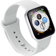 Naztech 42-44 mm Silikon Kayış Beyaz