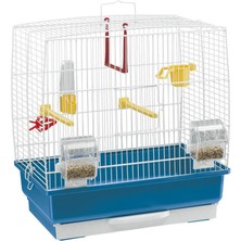 Ferplast Rekord 2 Beyaz Kuş Kafesi Mixcolor