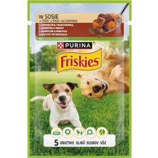 Friskies Yetişkin Köpekler Için Kuzu Etli Sebzeli Yaş Mama 85 Gram, 26 Adet