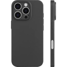 iPhone 16 Pro ile Uyumlu Silikon Kılıf Ince Yapılı Mat Dış Yüzeyli Tam Koruma Sağlayan Kamera Koruma