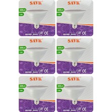 Avarson (6 Adet) Şavk 11W 6500K (Beyaz Işık) PAR30 E27 Duylu (Kalın Duy) LED Spot Ampul