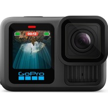 Gopro HERO13 Siyah - 5.3K60 Video, 27MP Fotoğraf + Hb Serisi Lenslerle Uyumluluk ile Su Geçirmez Aks