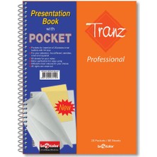 Lé Color 33700/2 Tranz Professional Pp Kapak, 1.hamur Kağıt 20 Adet Dosya Poşeti Içerir, Turuncu