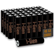 I-Gen A114 Ultra Alkalin Aa Kalem Pil 40'lı Paket Lr6 1.5V