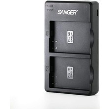 Sanger EN-EL14 Nikon Ikili USB Şarj Aleti