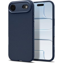 iPhone Air ile Uyumlu Ince Kılıf Liquid Air Hava Kanalı Teknolojisi Askeri Sınıf Koruma Navy Blue Do