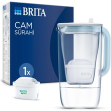 Cam Su Arıtma Sürahisi 1x Maxtra Pro All-In-1 Filtreli - Açık Mavi 2,5 Lt