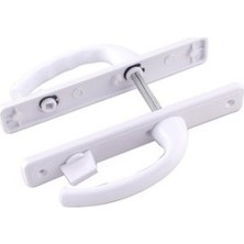 Go İthalat Poşetli Banyo-Wc - Kilitli Beyaz Pvc Kapı Kolu (5440)