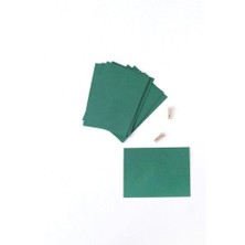 Bimotif Koyu Yeşil Standart Zarf, 13X18 cm 10 Adet 13 x 18
