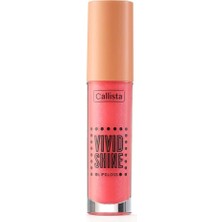 Callista Vivid Shine Lipgloss Nemlendiricili Dudak Parlatıcısı 107 Playdate Pink, Pembe