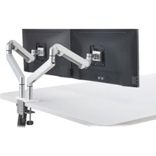 Npo STD7080S 10"-27" Alüminyum Amortisörlü Vesa Monitör Tutucu Çift Kol