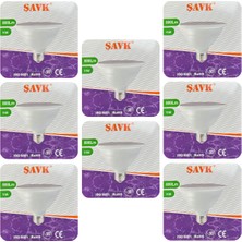 Avarson (8 Adet) Şavk 11W 6500K (Beyaz Işık) PAR30 E27 Duylu (Kalın Duy) LED Spot Ampul