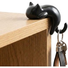 Sh Ticaret SN-29184 Kedi Figürlü Yapışkanlı Köşe Askılık