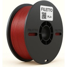 Filetto Pla+ Filament 1.75MM 1 kg - Ateş Kırmızı