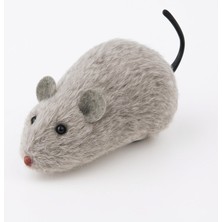 Madpet Gri Kurmalı Kedi Oyuncağı – Hareketli Fare Şeklinde Peluş Oyuncak – Kediler Için Etkileşimli,